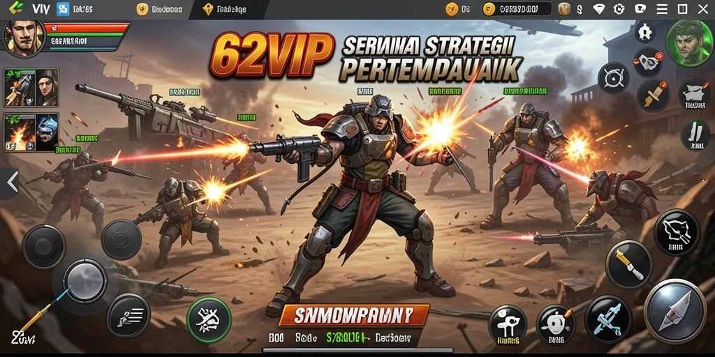 Tampilan gameplay menegangkan dari 62VIP yang penuh strategi.