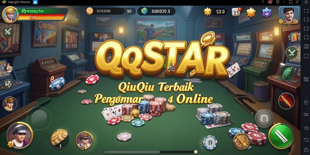 Tampilan gameplay QQSTAR yang seru dan interaktif.
