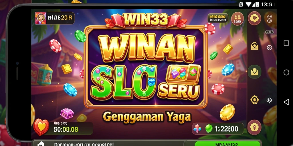 Screenshot gameplay WIN33 menunjukkan keseruan mesin slot yang modern.